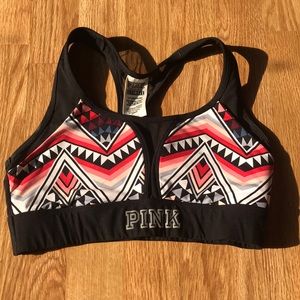 printed sports bra